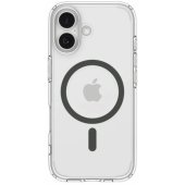Ultra Hybrid Mag MagSafe dėklas, skirtas iPhone 17, skaidrus-grafito