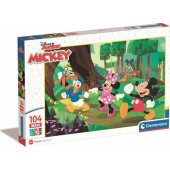 Clementoni CLE SuperKolor maxi dėlionė 104 Mickey_Frien..23772