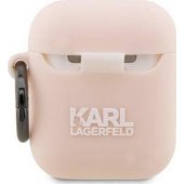 3D Silicone NFT Karl Case for Airpods 1/ 2 Pink
