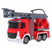 Gaisrininkų žaislinis automobilis, raudonas