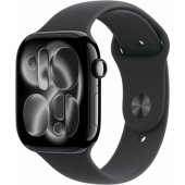 Watch Series 11 Cellular 46mm Jet Black / Black Sport Band - M/ L