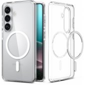 Spigen Ultra Hybrid Mag Magsafe Galaxy S26 skaidrus baltas