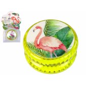 LeanToys Jojo Arcade Game Fast Flamingo YoYo Yellow