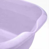Bowl rectangular 9L Björk 38x32x14cm soft purple
