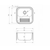 1-bowl farm sink - inset or wall-mounted