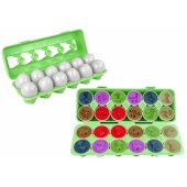 Educational Egg Sorter Set Dinosaurs Puzzle 12 Pieces