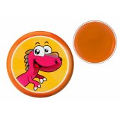 Skraidantis diskas frisbis su dinozauru, oranžinis, 20 cm