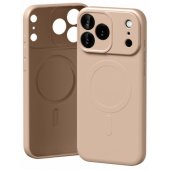 Semi-Silicone Case with MagSafe iPhone 17 Pro Max Pink