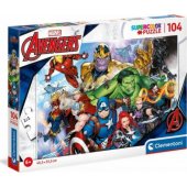 Clementoni Puzzle 104 Super Color Avengers