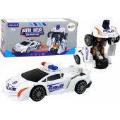 Robot Car Police White 2in1 Transformation