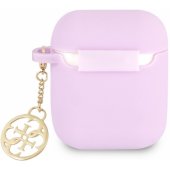 GUA2LSC4EU Charm Case for Airpods 1/ 2 Purple