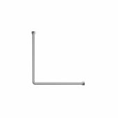 Shower Rail 80x170x2.5cm Chrome