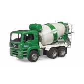 MAN TGA White and green concrete mixer