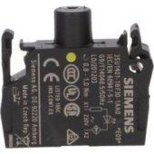 Siemens geltona LED signalinė lemputė 230V AC 3SU1401-1BF30-1AA0