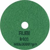 Rubi sauso poliravimo diskas, grūdėtumas 800, 100 mm (62974)