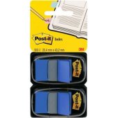 3M Zakładki indeksujące POST-IT® (680-B2EU), PP, 25x43mm, 2x50 kart.,