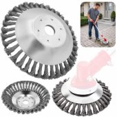 Wire Brush for Brushcutter, Brushcutter, Twisted, Braided Disc, 150mm/