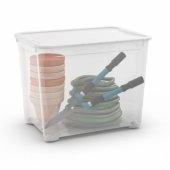 Basket T Box Clear 70L 39x56x43cm