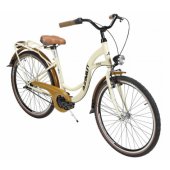 Vintage 26" 3 pavarų 2023 Kreminis/ Rudas blizgus