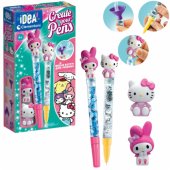 Idea Art Mini pieštukų gamykla Hello Kitty and Friends Clementoni 18433