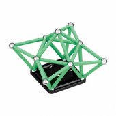 _7077741 Geomag Glow Recycled magnetinis konstruktorius, 60 dalių