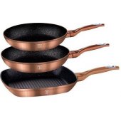 Berlinger Haus keptuvių rinkinys Metallic 20 24 28 cm 3 vnt.