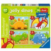 Puzzle R 4in1 Jolly Dinos, 2-3-4-5