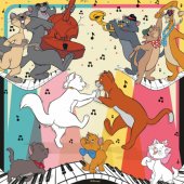 Dėlionė 3x49 Smagūs „Disney“ gyvūnai