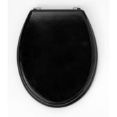 LA032355BFPEU7 Wooden Toilet Seat, Black
