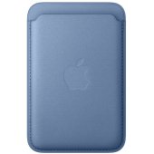iPhone FineWoven Wallet with MagSafe Wildflower Blue