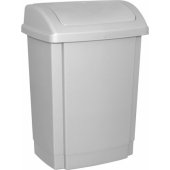 Office Products tilting trash garbage can gray (19012211-10)