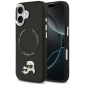 Karl & Choupette MagSafe dėklas iPhone 17, juodas