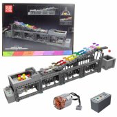 Construction Blocks Ball Track with Electric Motor 1038 pcs.