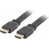 *Cable HDMI-HDMI v2.0 1.8m black flat
