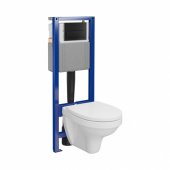 WC SET CERSANIT AGIS BLACK C717