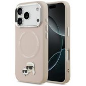 Karl & Choupette Pins MagSafe Case iPhone 17 Pro Pink