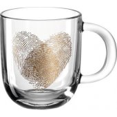 Leonardo Szklanka 0,4l odcisk palca... EMOZIONE (L-046449) - L-046449