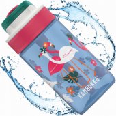 11-04052 Lagoon 400 ml mėlynas flamingas – vaikiškas buteliukas