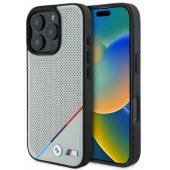 M Perforated Tricolor Line MagSafe dėklas iPhone 16 Pro, pilkas