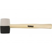 Topex rubber hammer wooden handle 680g 338mm (02A355)