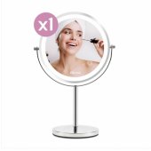 BE02 LED makeup mirror silver