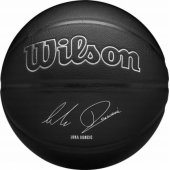 _7591366 Wilson NBA Player Evergreen krepšinio kamuolys Luka WZ4026601XB, juodas, dydis 7