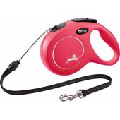 Flexi New Classic Automatic Cable Leash M 8m Red