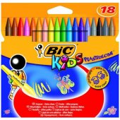Bic KREDKI ŚWIECOWE BIC KIDS PLASTIDECOR PUDEŁKO 18 SZT - 829771