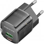 BN17 USB-A/ C QC 3.0 PD 20W Black