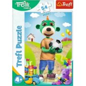 Trefl Puzzle 54 mini Linksmasis Treflikų pasaulis 2 TREFL