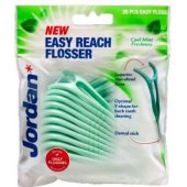 Jordan Nici dentystyczne i wykałaczki 2w1 Easy Reach Flosser 25 szt