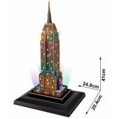 LED 3D dėlionė Niujorko dangoraižis „Empire State Buil