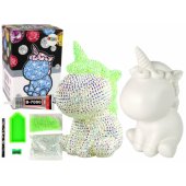 _6959401 Creative Unicorn deimantų ir kristalų kūrybinis rinkinys, žalias