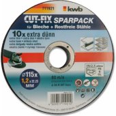 Einhell 49711922 METAL TARK 125 MM, 10 Pcs.